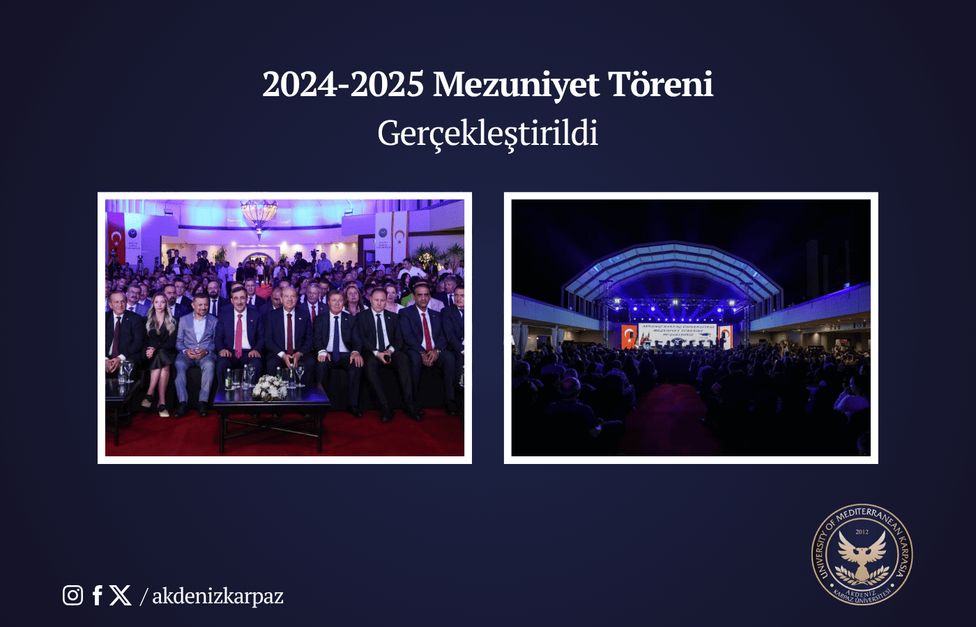 2024-2025 Mezuniyet Töreni Gerçekleştirildi