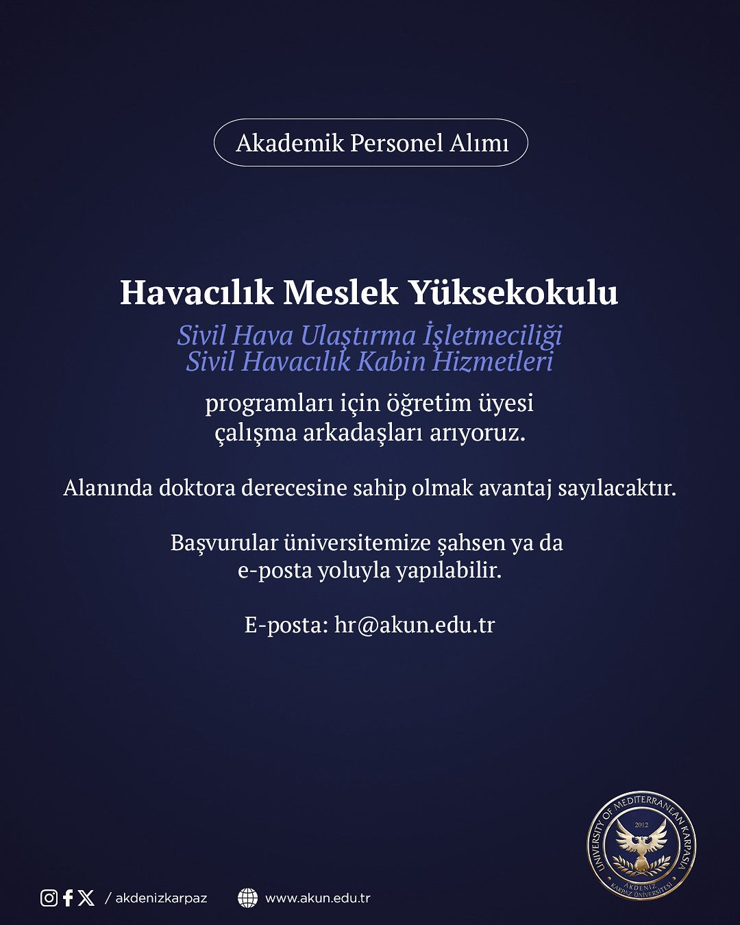 Akademik Münhal : Havacılık Meslek Yüksekokulu