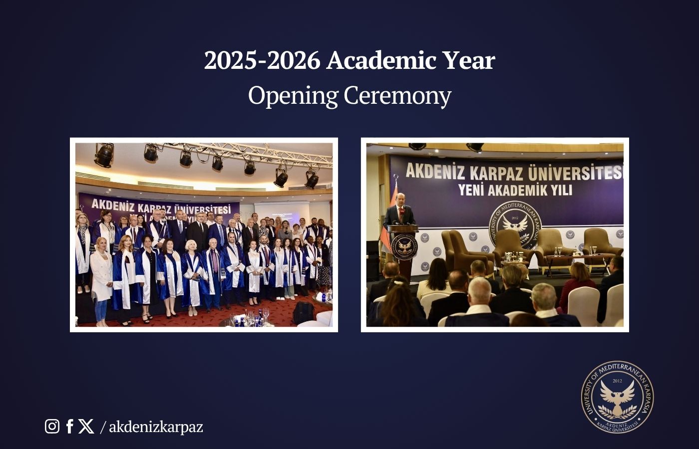 We Held Our 2025-2026 Academic Year Opening Ceremony