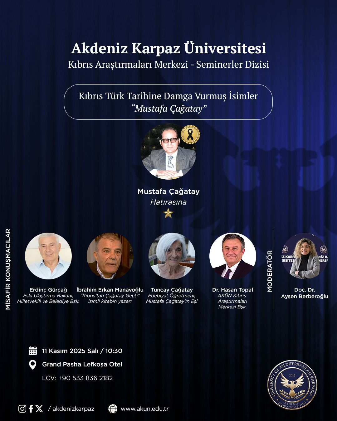 Kıbrıs Türk Tarihine Damga Vurmuş İsimler: Mustafa Çağatay