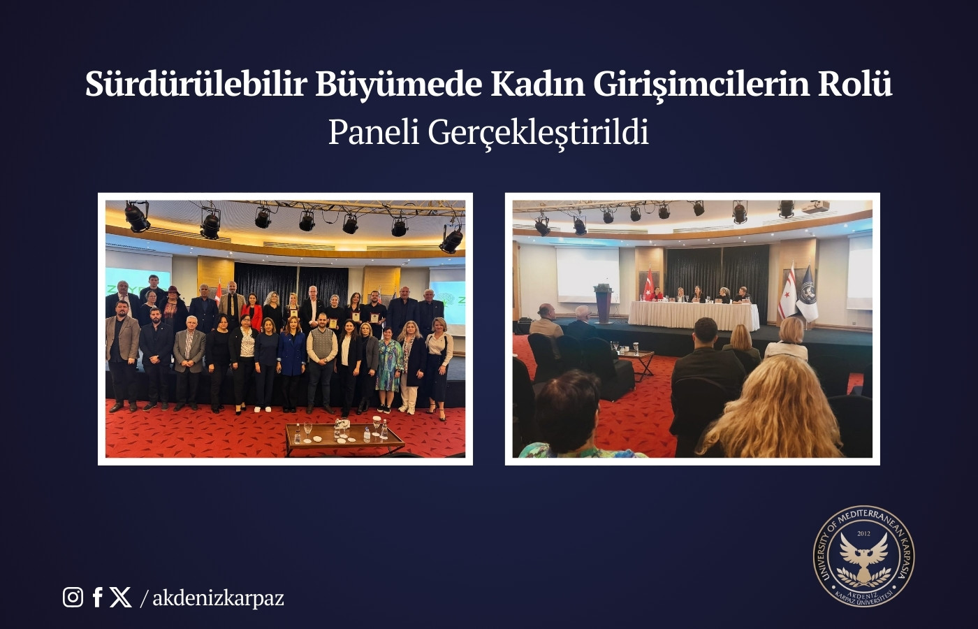 Sürdürülebilir Büyümede Kadın Girişimcilerin Rolü Paneli Gerçekleştirildi