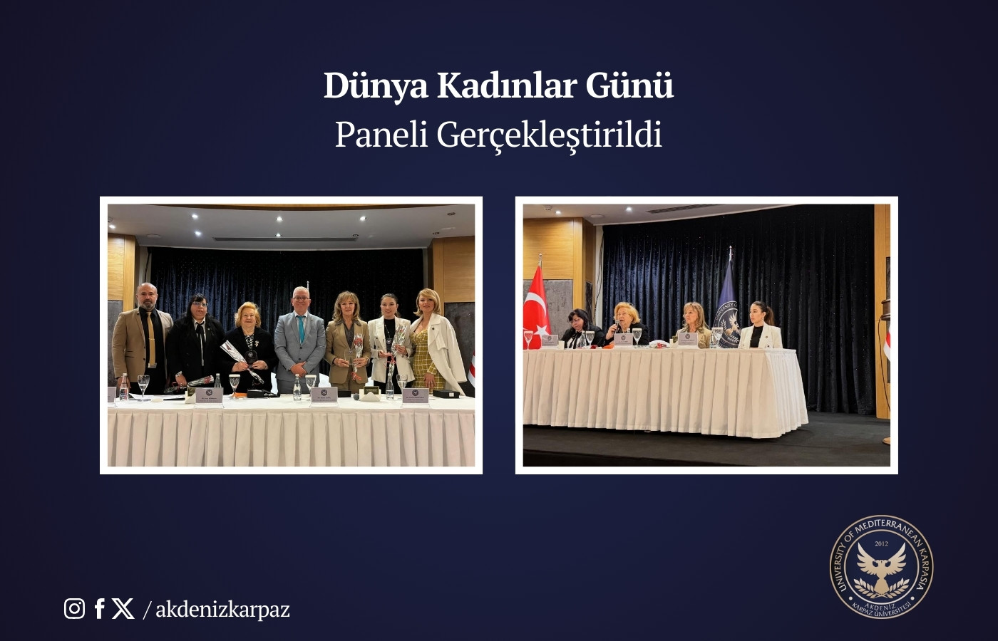 “Dünya Kadınlar Günü” Paneli Gerçekleştirildi