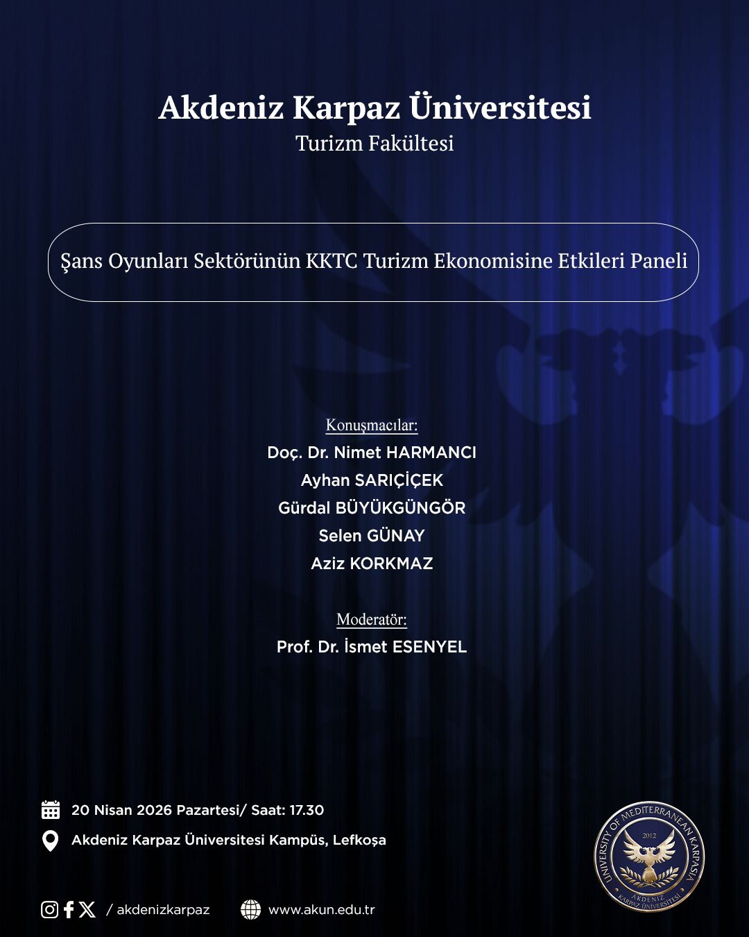 Şans Oyunları Sektörünün KKTC Turizm Ekonomisine Etkileri Paneli