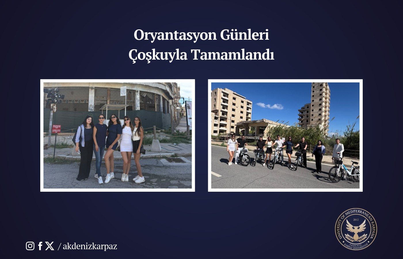 AKÜN Oryantasyon Günleri Coşkuyla Tamamlandı