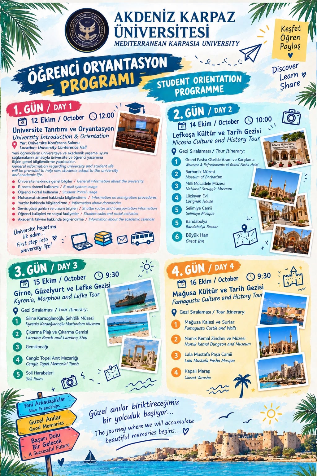 Öğrenci Oryantasyon Programı Başlıyor